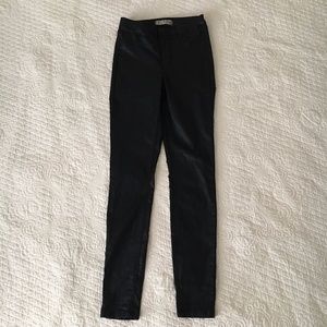 Primark Denim Co. Coated Black Leatherette Pants Skinny Jeans Women’s 2